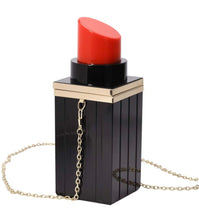 Load image into Gallery viewer, Glam (Inspired) Merch™ - Black w/Red Lipstick Purse
