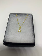 Load image into Gallery viewer, Blinged Initial Necklace
