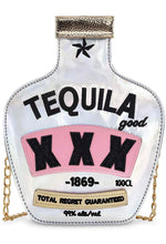 Load image into Gallery viewer, Glam (Inspired) Merch™ - Silver Holographic Tequila Purse
