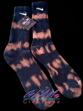 Load image into Gallery viewer, Glam (Inspired) Merch™ - Reverse Tie-Dye Nike Socks
