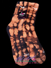 Load image into Gallery viewer, Glam (Inspired) Merch™ - Reverse Tie-Dye Nike Socks
